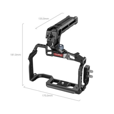 SmallRig 3830C - zestaw z klatką do Canon EOS R5/R6/R5C, wymiary